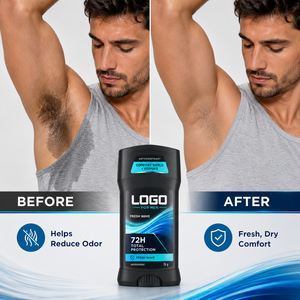 Desodorante en Barra Antitranspirante para Hombre ODM, Protección Total de 72 Horas, Elimina el Olor, Previene las Malas Olores, Aroma Refrescante - Product Image 4