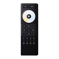 Controlador LED de nuevo diseño 2,4G RF 4-Zone CCT Control remoto con diseño moderno colorido