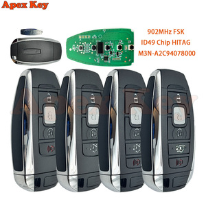 Llave inteligente HITAG PRO con chip ID49 de 902MHz FCC M3N-A2C94078000 M3N-A2C940780 para Lincoln Continental MKC MKZ Navigator 2018-2021 - Product Image 1