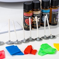 Kit de fabrication de bougies DIY haut de gamme Waxkiss pour adultes, fournitures de fabrication de bougies avec chauffe-cire de soja numérique