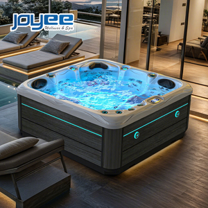 JOYEE Whirlpool Jacuzzi Spabad Proveedor <span class=keywords><strong>Precio</strong></span> Barato 5 Personas Acrílico Gecko Control <span class=keywords><strong>Hidromasaje</strong></span> Spa Bañera <span class=keywords><strong>de</strong></span> <span class=keywords><strong>hidromasaje</strong></span> al aire libre - Product Image 1