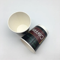 Conception personnalisée Gobelets en papier jetables à double paroi de 7/8/9/10/12/16/20oz Couverts à boire de qualité supérieure