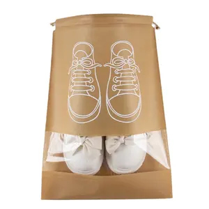 Изготовленный на заказ пыленепроницаемый мешок для обуви нетканый мешок для обуви
