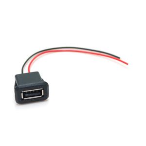 2 atau 4 kawat USB 2.0 Female Power Jack 2Pin 4Pin pengisian Port konektor dengan PH2.0 kabel listrik terminal USB Charger soket - Product Image 5