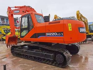 รถขุดตีนตะขาบ Doosan DH220LC 22.5 ตัน มือสอง ปี 2024 รุ่น Kawasaki Valve Engine Motor พร้อมอุปกรณ์ Thumb Attachment - Product Image 2
