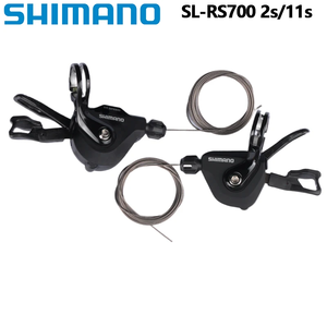 <span class=keywords><strong>Shimano</strong></span> RS700 <span class=keywords><strong>105</strong></span> SL-RS700 Levier de changement de vitesse 2 vitesses 11 vitesses Flatbar Vélo de route Levier de changement de vitesse pour vélo de route Côté droit Côté gauche Noir - Product Image 1