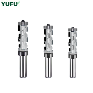 YUFU Fraise de précision en diamant pour le travail du bois, profil Fleur de Prunier, 60HRC, manche standard 12,7 mm, pour machine de gravure, ODM OEM - Product Image 1