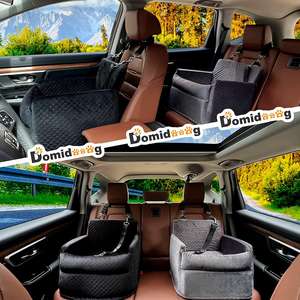 Asiento de coche para perros, cubo para mascotas, asiento elevador de coche, cama para perros, seguridad y cómodo, desmontable y lavable - Product Image 5