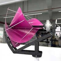 2kW 12V 24V 48V Kleiner Haushalts-Archimedes-Spiralwindgenerator Kostenloses Energieerzeugungssystem für den Heimgebrauch