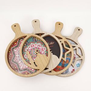 Bandeja de Servicio para Ramadán, Elegante Plato Decorativo de Mesa, Plato para Servir Frutas, Postres y Bocadillos para el Festival Musulmán Islámico - Product Image 1