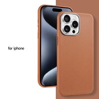 Nouveau étui de téléphone en cuir végétalien TPU souple pour iPhone 17 Air 16e 16 Pro Max 15 14 Plus 13 12 11 XR antichoc couverture mobile tendance