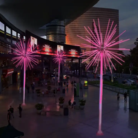 Reson Tubes de pluie de douche étanches Décoration extérieure de Noël commerciale Feux d'artifice LED