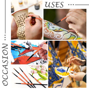 Ensemble de pinceaux pour peinture à l'huile acrylique, 30 pièces, professionnels, en Sable de Kolinsky, pour artiste miniature - Product Image 6