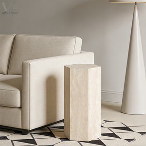 <span class=keywords><strong>Tavolini</strong></span> <span class=keywords><strong>da</strong></span> Caffè Esagonali in Travertino Wabi Sabi OEM Personalizzabili, Mobili <span class=keywords><strong>Moderni</strong></span> in Pietra per Soggiorno e Camera <span class=keywords><strong>da</strong></span> Letto - Product Image 1