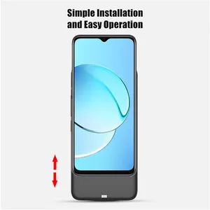 JayoWade 6800MahสําหรับOPPO <span class=keywords><strong>Realme</strong></span> 10 กรณีแบตเตอรี่Realme10 โทรศัพท์สําหรับOPPO <span class=keywords><strong>Realme</strong></span> 10 แบตเตอรี่เครื่องชาร์จกรณีPower Bank - Product Image 4