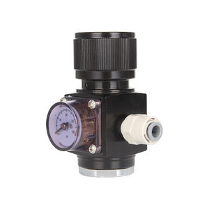 Mini regulador de presión de <span class=keywords><strong>CO2</strong></span> de aluminio de fábrica para soldadura de cerveza de Soda TR21 * 4 3000psi presión máxima inerte - Product Image 1