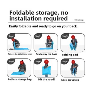 Tapis de pique-nique pliable et portable en tissu Oxford imperméable et antidérapant pour l'extérieur, transfrontalier, pour camping et <span class=keywords><strong>plage</strong></span>, avec fonction de <span class=keywords><strong>transat</strong></span> inclinable - Product Image 2