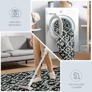 <span class=keywords><strong>Tappeto</strong></span> Runner lavabile tappetino da bagno antiscivolo geometrico lungo morbido corridoio Carpet Runner per porta d'<span class=keywords><strong>ingresso</strong></span> - Product Image 6