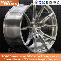 Jantes de voiture de luxe en alliage forgé monobloc GUDE, 1 pièce, brossées, 5x114.3 5x130 5x120 5x112, personnalisées pour Lexus Sf90 Audi BMW