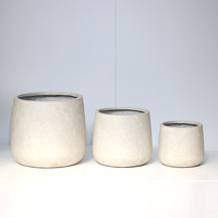 Cactus artificiels réalistes en pot en ciment avec trou de drainage, design traditionnel européen pour la décoration intérieure/extérieure