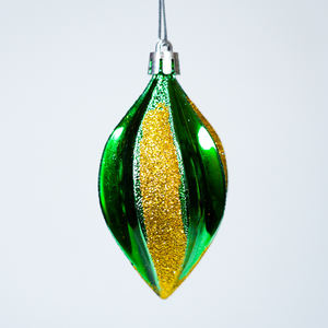 Ornement de Noël suspendu en plastique métallisé de haute qualité, inspiré de l'islam, avec paillettes de couleur pleine, fabriqué à la machine, arc-en-ciel - Product Image 2