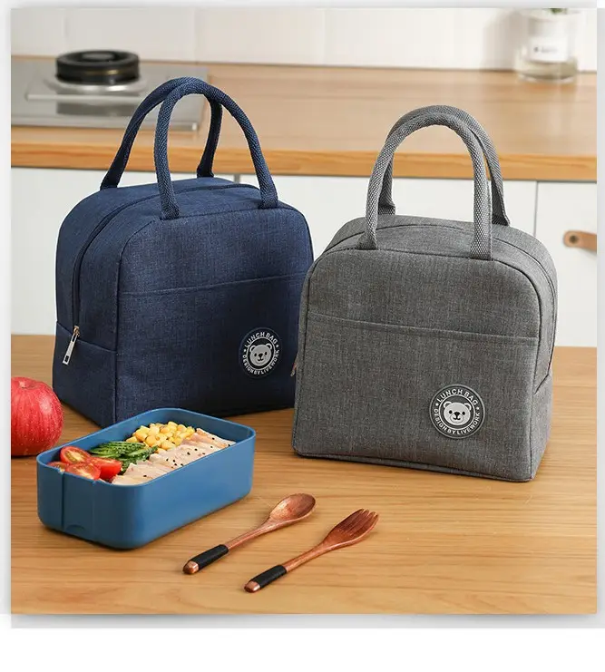 Сумка для пикника на заказ, Термоизолированный Ланч-бокс, сумка-холодильник, водонепроницаемая сумка для бенто, школьные сумки для хранения еды