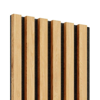 Witop Décor d'appartement Mur et plafond Décoration insonorisante Panneaux acoustiques d'insonorisation pour animaux de compagnie et lattes de bois