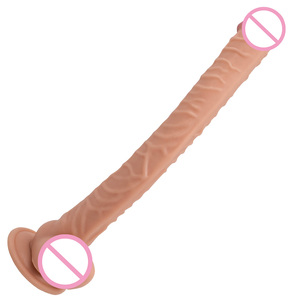 Consolador grande de 15,7 pulgadas, juguete sexual para adultos, consolador realista con ventosa, masajeador Lager, pene enorme, consolador de silicona para hombre para mujer, Vagina - Product Image 2