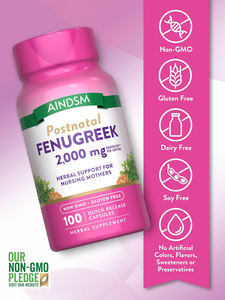 Capsules de Fenugrec Spécialement Conçues pour le Contrôle du Taux de Sucre dans le Sang, Capsules Végétariennes de Fenugrec, Extrait de Poudre de Graines de Fenugrec en Capsules - Product Image 4