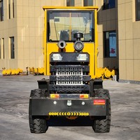 ZL928 Chargeuse sur pneus compacte de 1 tonne avec accessoires, télescopique, robuste, 4x4, pièces hydrauliques, petite chargeuse articulée à direction par déplacement (skid steer)