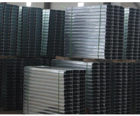 Perfiles C Estándar ASTM para Estructuras, Vigas, Techos, Revestimientos, Soportes de Pared para Techos de Edificios Industriales