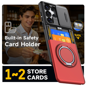 Nuova <span class=keywords><strong>Cover</strong></span> per Telefono 2026 con Design Robusto, Slot Nascosto per Carte, Supporto Pieghevole e Protezione Lenti per Samsung S26 Ultra A17 A27 A37 A57 - Product Image 6