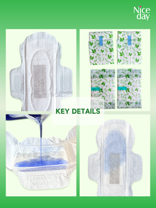 Protège-slip jetables imprimés avec technologie de contrôle des odeurs à base de camomille et de plantes, <span class=keywords><strong>protection</strong></span> 3D <span class=keywords><strong>pour</strong></span> l'<span class=keywords><strong>incontinence</strong></span> féminine - Product Image 3