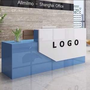 Table et chaises <span class=keywords><strong>de</strong></span> bureau durables Bureau <span class=keywords><strong>d</strong></span>'<span class=keywords><strong>accueil</strong></span> avec pierre moderne pour magasin <span class=keywords><strong>d</strong></span>étail Hôtel Bar Utilisation commerciale - Product Image 1