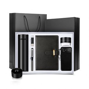 Conjunto de regalo promocional de lujo con logotipo personalizado Conjunto de regalo corporativo Artículos presentes promocionales Conjunto de regalo de negocios - Product Image 1