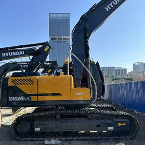 Excavadora Hyundai 220LC-9S de Segunda Mano, 22 Toneladas, Hyundai 220 225, Excavadora Grande Usada en Buenas Condiciones, Tractor Hidráulico de Orugas - Product Image 1