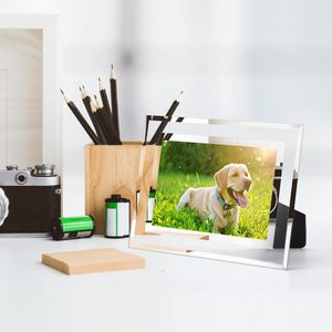 Wholesale Photo <b>Frame</b> Glass Creative <b>4x6</b> 5x7 8x10 Glass <b>Picture</b> <b>Frame</b> Transparent Glass Photo <b>Frame</b> Home Decorative Accessory - Product Image 4
