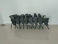 Foshan Chaise de formation pliable pliante bon marché avec tablette de table pour tablette d'écriture pour école salle de conférence bureau étudiant universitaire