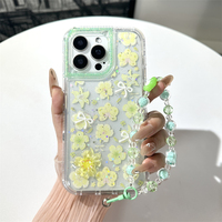 2025 nouvelle conception époxy tendance avec chaîne de téléphone pour filles Triple protection coque de téléphone pour OPPO Reno 14F