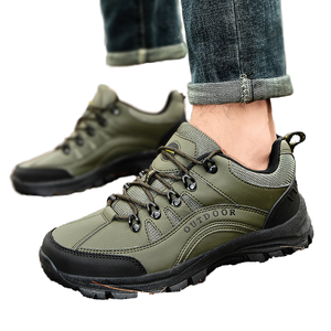 Bottes de randonnée imperméables de haute qualité, grandes tailles, légères, pour hommes, chaussures de randonnée basses, chaussures d'extérieur pour hommes, vente en gros d'usine - Product Image 1
