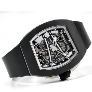 Reloj Mecánico Automático para Hombre, Diseño Icónico de Lujo, Asimétrico, con Marco Esqueletizado en Blanco y Negro, Luminoso, Resistente al Agua, Nueva Llegada 2026 - Product Image 2