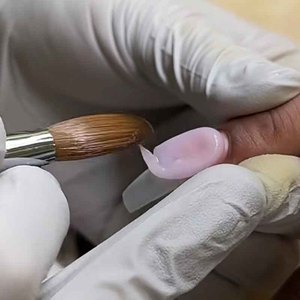 Pinceau à ongles 100% poils de Kolinsky, manche en bois, brosse de nettoyage pour poudre acrylique, outil professionnel de manucure pour salon, outil de nail art - Product Image 6