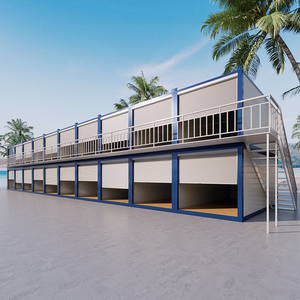 <span class=keywords><strong>บ้าน</strong></span>สำเร็จรูปโครงเหล็กแบบถอดประกอบได้ของกานา พร้อมระเบียงบน<span class=keywords><strong>หลังคา</strong></span> - Product Image 4