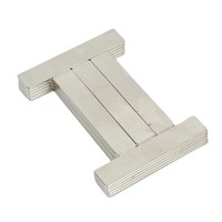 Barre magnétique rectangulaire magnétique forte NdFeB du fabricant de source F30 * 10*3mm Surface enduite de disque permanent en néodyme