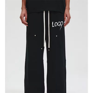 <span class=keywords><strong>กางเกง</strong></span>วอร์มขากว้างผ้าคอตตอนสำหรับผู้ชายกางเกงซับเหงื่อผ้าคอตตอนฟอกสีความเป็นกรดกางเกงวอร์มยาวถึงเข่าคู่สำหรับผู้ชาย - Product Image 5