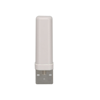 Antenne omnidirectionnelle verticale extérieure Tauxon 800-3800 MHz pour amplification du signal 4G/5G/LTE - Gain élevé 3-5 dBi pour station de base IoT