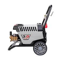 LORDMATE Nouvelle Pompe Triplex Électrique 3kW 220V à Eau Froide Ultra Haute Pression Robuste avec Pression Réglable pour Lavage Automobile Professionnel
