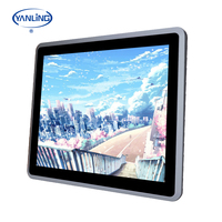 Panel PC Industrial Integrado Todo en Uno Nuevo, Barebone de 12.1 Pulgadas LCD con Intel A116 ITPC J6412 4205U DDR4 2COM RS232/RS422/RS485