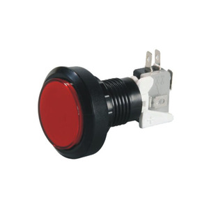 Di alta qualità 40mm rotondo piatto/cupola testa PC di plastica Arcade pulsante con LED <span class=keywords><strong>EL</strong></span> prodotto di alta qualità - Product Image 1