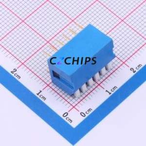 SMQP-06B-TP DIP Switch Switch ( Type: Piano Key )( Number of Switch Sections: 6 )( Lead Spacing: 2.54mm ) - Product Image 2